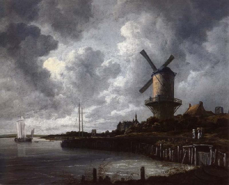 Jacob van Ruisdael Windmill at Wijk bij Duurstede oil painting image